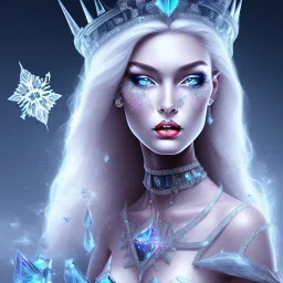 Ice crystal black queen full image