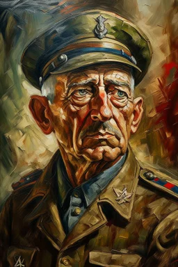 We can envision an expressive painting depicting one of the moments of bravery and dedication by one of the strongest companions during the time of the nazi this painting, we might see a companion with features of absolute strength and determination, blended with warmth and deep faith. Perhaps his face expresses wisdom and courage, with eyes radiating confidence and faith.