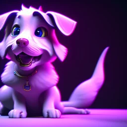 cute 3d cgi disney animation style dog, 8k resolution, ultra hyperdetailed, Unreal Engine 5, very small details, realistic, normal colours, realistic lighting