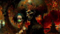 oil painting Leonor Fini Fiona Staples Alex Maleev Yves Tanguy Zdzisław Beksiński