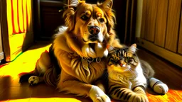 dog with cat