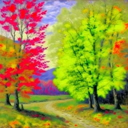 fall season by claude monet