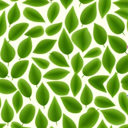 a plant leaf, solid background, in the style of sims 4 maxis match, light colored, tileable