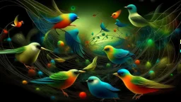 BIRDS Surrealism.