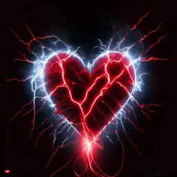 electric heart red starlight