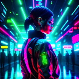 Image viewplus cinematic pack, ultra HD, cinematic, detailed, digital painting, character design by a top-tier artist, trending on artstation, futuristic cyberpunk background, neon glow, dynamic lighting, 4k resolution