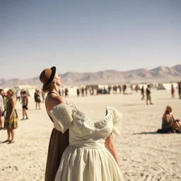 Jane Austen visits Burning Man.