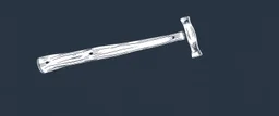 horizontal image of a carpenrty hammer, detailed line drawing, vector