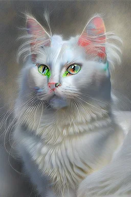 white cat