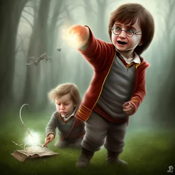 Harry Potter toddler, midjourney