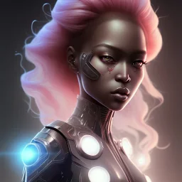 black super hero girl | very very anime!!!, fine - face, beyonce, red afro, realistic shaded perfect face, fine details. anime. realistic shaded lighting poster by ilya kuvshinov katsuhiro otomo ghost - in - the - shell, magali villeneuve, artgerm, jeremy lipkin and michael garmash and rob rey, green eyes