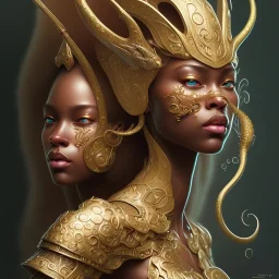 sango fantasy, fantasy magic, intricate, sharp focus, illustration, highly detailed, digital painting, concept art, matte, art germ and Boris Vallejo and kehinde wiley, masterpiece alligator long leg African beauty afro hair sexy body golden pretty lips rain background