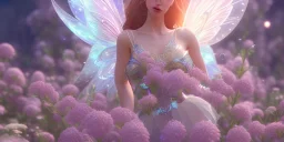 crystal subtle flower in a galactic ambiance beautiful fairy, transparent, delicate colors, in the foreground, full of details, smooth，soft light atmosphere, light effect，vaporwave colorful, concept art, smooth, extremely sharp detail, finely tuned detail, ultra high definition, 8 k, unreal engine 5, ultra sharp focus