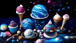 Combine the cosmic wonders of outer space with the sweetness of ice cream. Design your own intergalactic ice cream planet, complete with swirling galaxies and candy-colored nebulas. Let your creativity take a tasty twist
