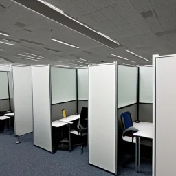 liminal office cubicles