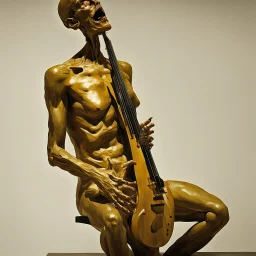 Surreal human flesh-like intricate musical instruments,minimalism,painting by Adrian Ghenie,Lucian Freud,Rene Magritte,Salvador Dali,Pablo Picasso,Michelangelo,Leonardo Da Vinci,golden Human Body Lying Above the Head Leg Elongation Minimalist Metal Base Cut Section Simple Shape Gagosian Gallery MOMA Exhibition Front Side Sexual Awareness Body Shadow Fascination with Injury Tear Melancholy Alienation Suspension Alienation Dreamland Leg Extension Pole Minimalism base cross-section simple shape