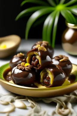 Palm dates stuffed with Nutella Saudi