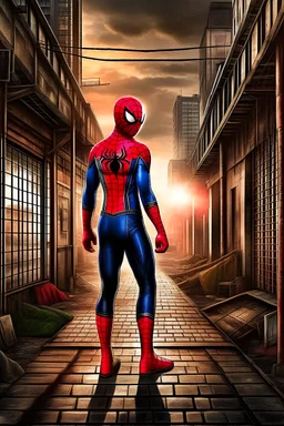 Spiderman poster with the title " Spiderman back to Home "