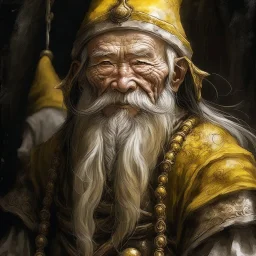 yellow skin, portrait, asian, dwarf