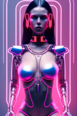 cyberpunk, pink latex body, women, body portrai, highlight eyes perfect, skin, tron, cyborg, perfekt sexy, real, dream, hr giger