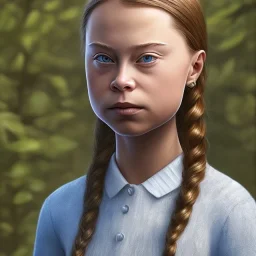  Greta Thunberg of mutant, perfect composition, hyperrealistic, super detailed, 8k, high quality, intricate details, highly detailed