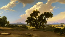 texas landscape by poussin