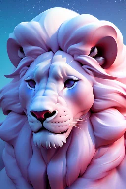 Snow beat Lion-Faced Giant,delicate colors, full of details, smooth, bright ，soft , light effect，vaporwave colorful, concept art, smooth, extremely sharp detail, finely tuned detail, ultra high definition, 8 k, unreal engine 5, ultra sharp focus