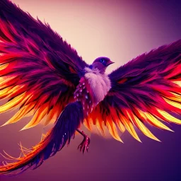 bird like creature, wings, feathers, another dimension, hyperepic, big, beautiful, attractive, colourful, carnivore, deep colours, 8k resolution, dynamic lighting,ultra hyperdetailed, intricately detailed, Unreal Engine 5