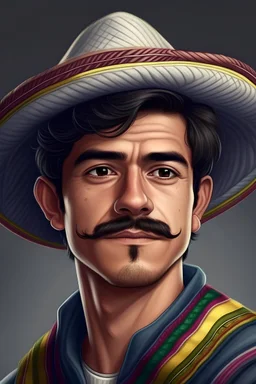 create a picture of a mexican guy