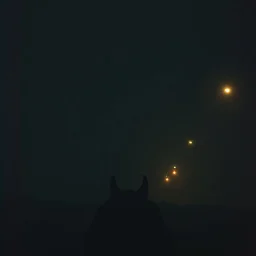 The atmosphere is eerie, suffocating, and raw, with the feeling that the camera operator is witnessing something forbidden and legendary — a colossal being that has been hiding for ages, suddenly revealed. The video must feel authentic and unpolished — like amateur footage captured in real time. Prioritize pixelation, color noise, digital compression artifacts, motion blur, and the unsettling atmosphere of being near a gigantic shadow-creature at night. Do not stylize or modernize.