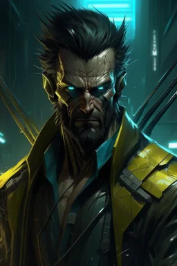 Cyberpunk Wolverine