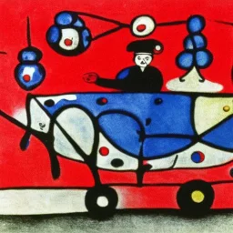 Putin and Hitler mobile by joan miro