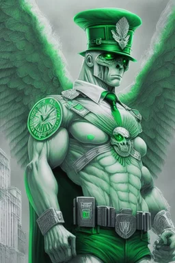 green and white nephilim watcher super cop