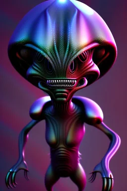 full length aliens clean art NFT, blender 3d