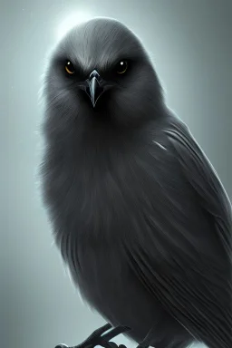 Very evil looking crow