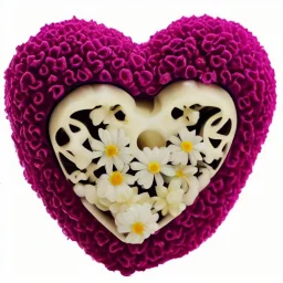 flower heart bone