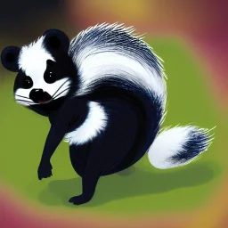 Cartoon skunk