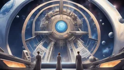 the galactic federation of world in a spaceship called solaris