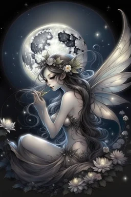 Beautiful moon fairy