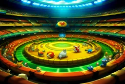 a Pokémon stadium