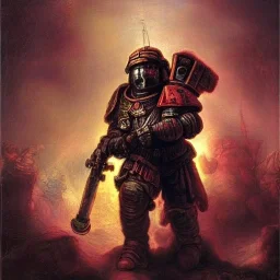 Rembrandt space marine war