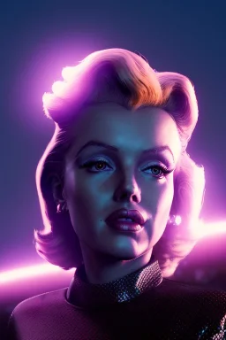 Ultra Realistic retro sci-fi scene, portrait, blonde woman, sweet young Marilyn Monroe face, perfect iris, tight latex coat, Strange planet background, Retro sci-fi style helmet, fog, rain, soft color, highly detailed, unreal engine 5, ray tracing, RTX, lumen lighting, ultra detail, volumetric lighting, 3d, finely drawn, high definition, high resolution.