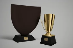 minimalistic trophy design for animation film festival