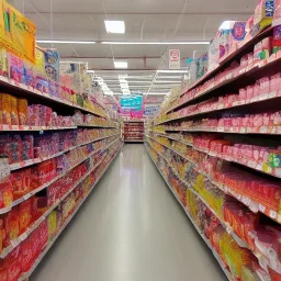 vary colorful kmart empty hyper-detail japan anime pocky a lot of aisle