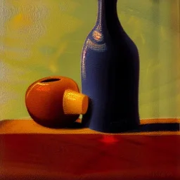 still life bottle