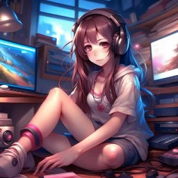 girl,anime,music,gaming