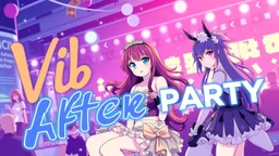 poster for VibeCon Afterparty, anime and cosplay