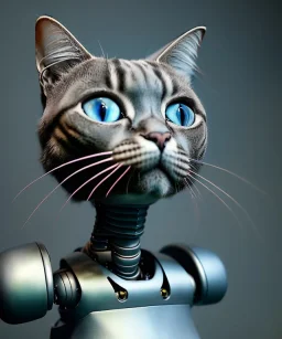 Half Robot cat