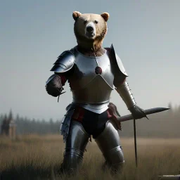 bears in medieval armor