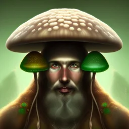 Mushroom shaman, portrait